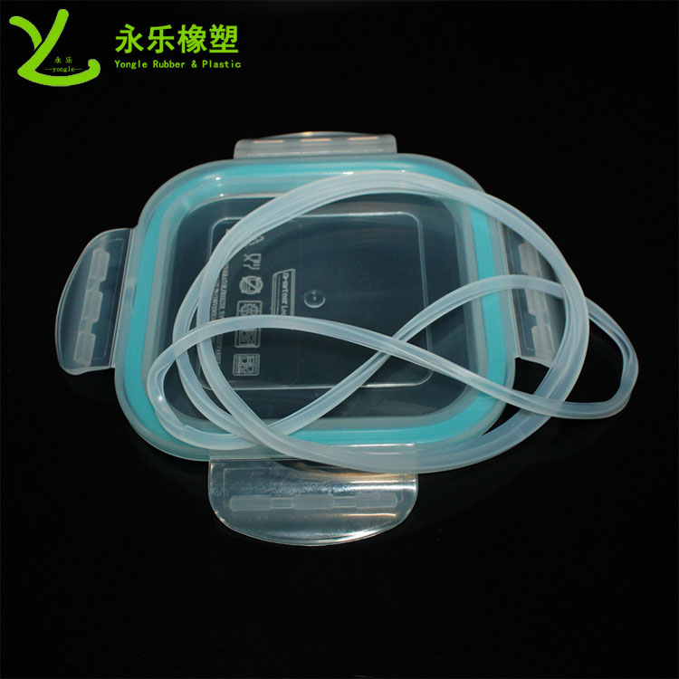 保鮮盒硅膠密封圈，日字形粘接硅膠圈，飯盒硅膠密封圈