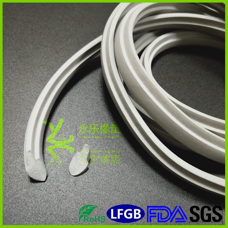 加要LED防水密封圈 發泡硅膠粘接密封圈 發泡硅膠圈廠家