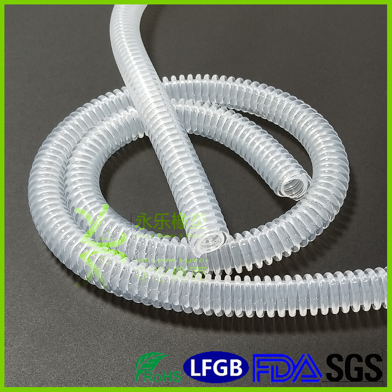 寧河呼吸回路硅膠波紋管 可重復硅膠波紋管回路 重復性麻醉回路