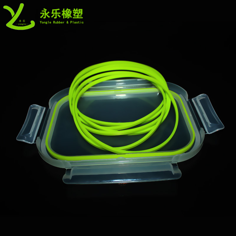 粘接保鮮盒硅膠密封圈，日子型硅膠密封圈，飯盒空心硅膠密封圈