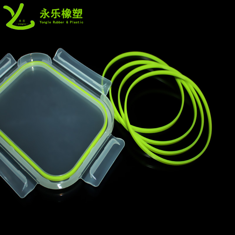 粘接保鮮盒硅膠密封圈，日子型硅膠密封圈，飯盒空心硅膠密封圈