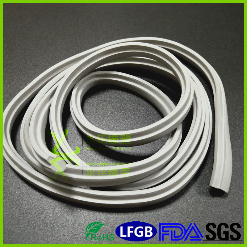 加要LED防水密封圈 發泡硅膠粘接密封圈 發泡硅膠圈廠家
