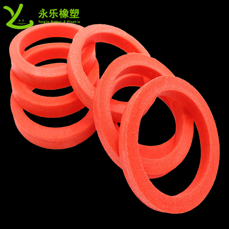 定制模壓發(fā)泡硅膠圈，防水模壓發(fā)泡硅膠圈，減震模壓發(fā)泡硅膠圈
